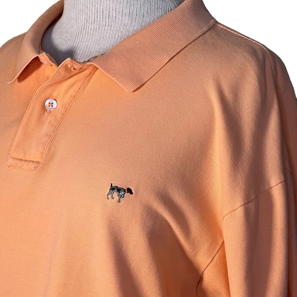 Southern Point Co. Peach Polo With Embroidered Hunting Dog Logo Large - Picture 10 of 11